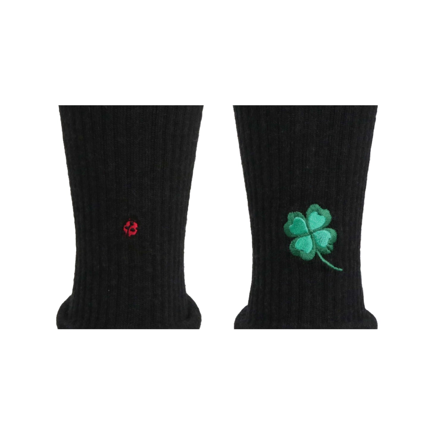 Pile Socks - Embroidery | Ladybugs