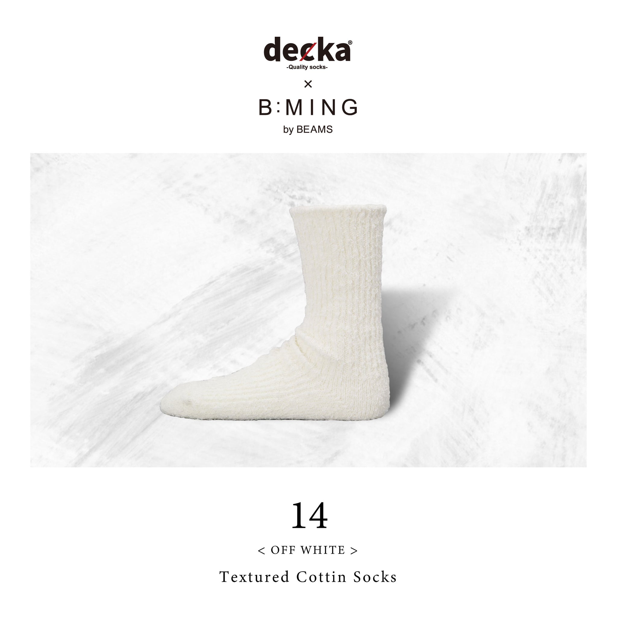 B:MING by BEAMS × decka Quality socks