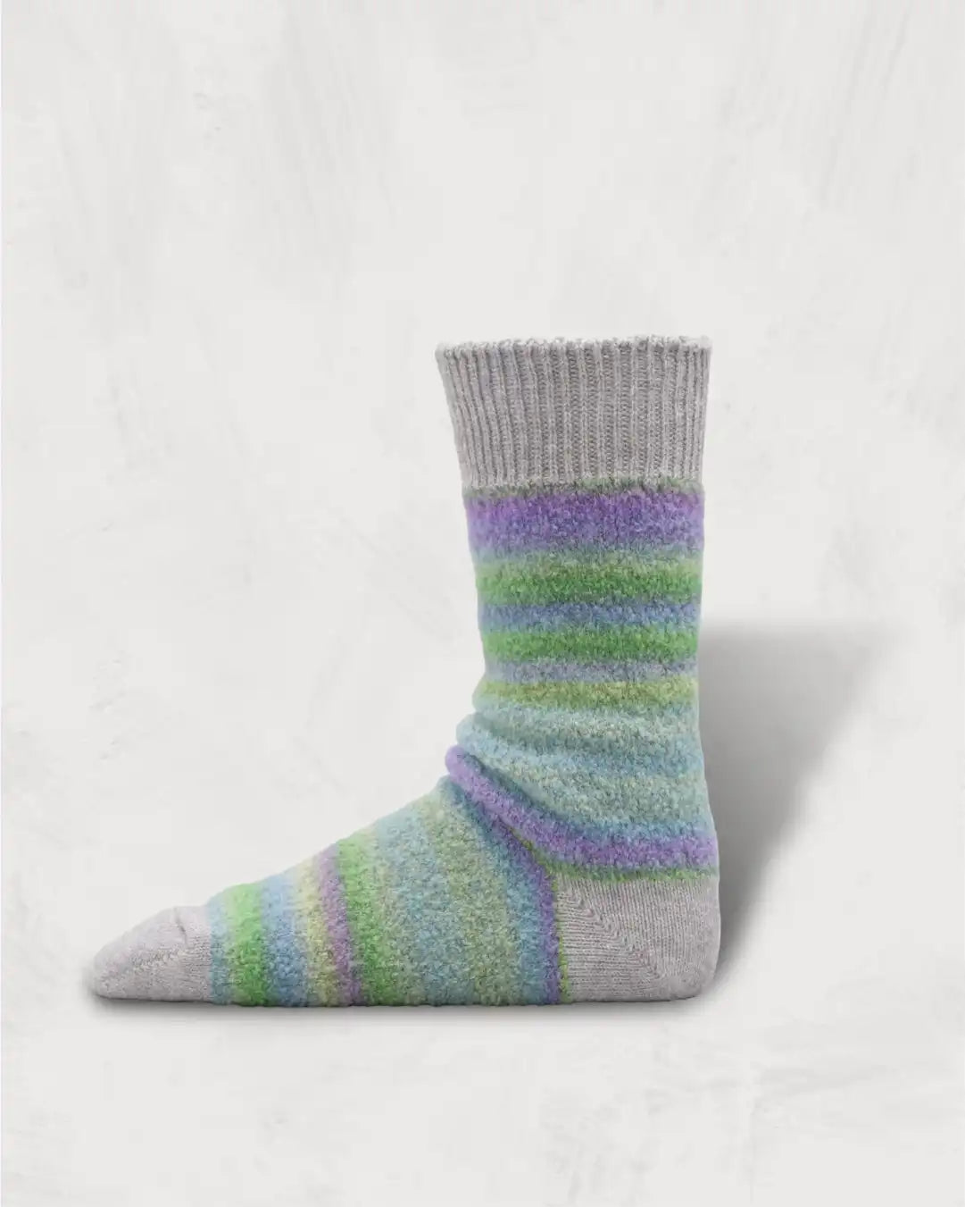 Alpaca Ombre Boucle Socks