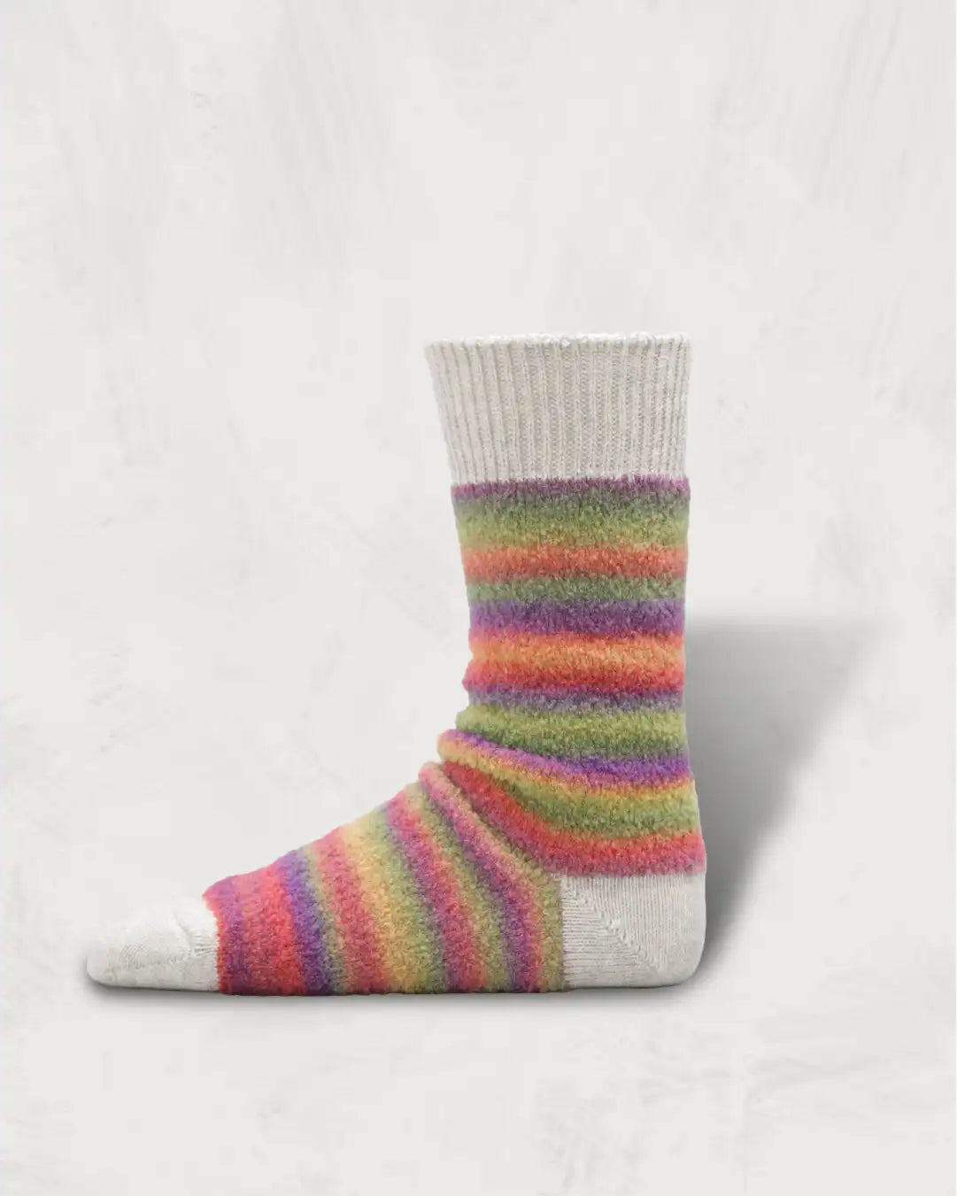 Alpaca Ombre Boucle Socks