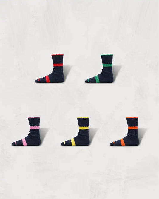 Denim Style Two-Tone Socks