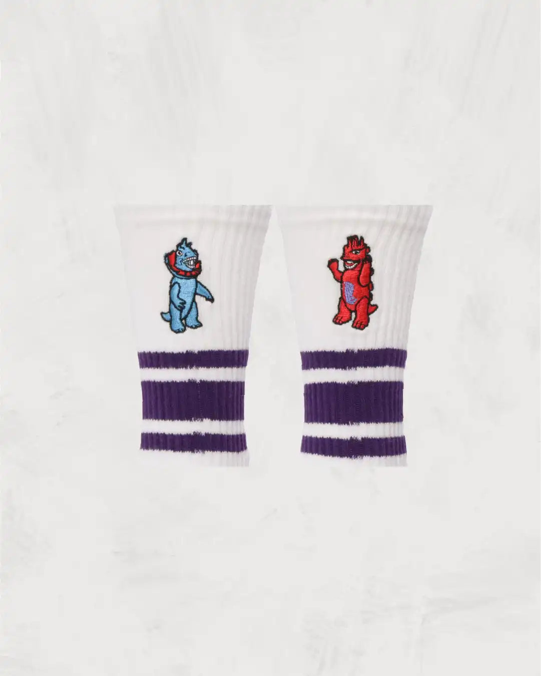 Skater Socks | Embroidery | Kaiju