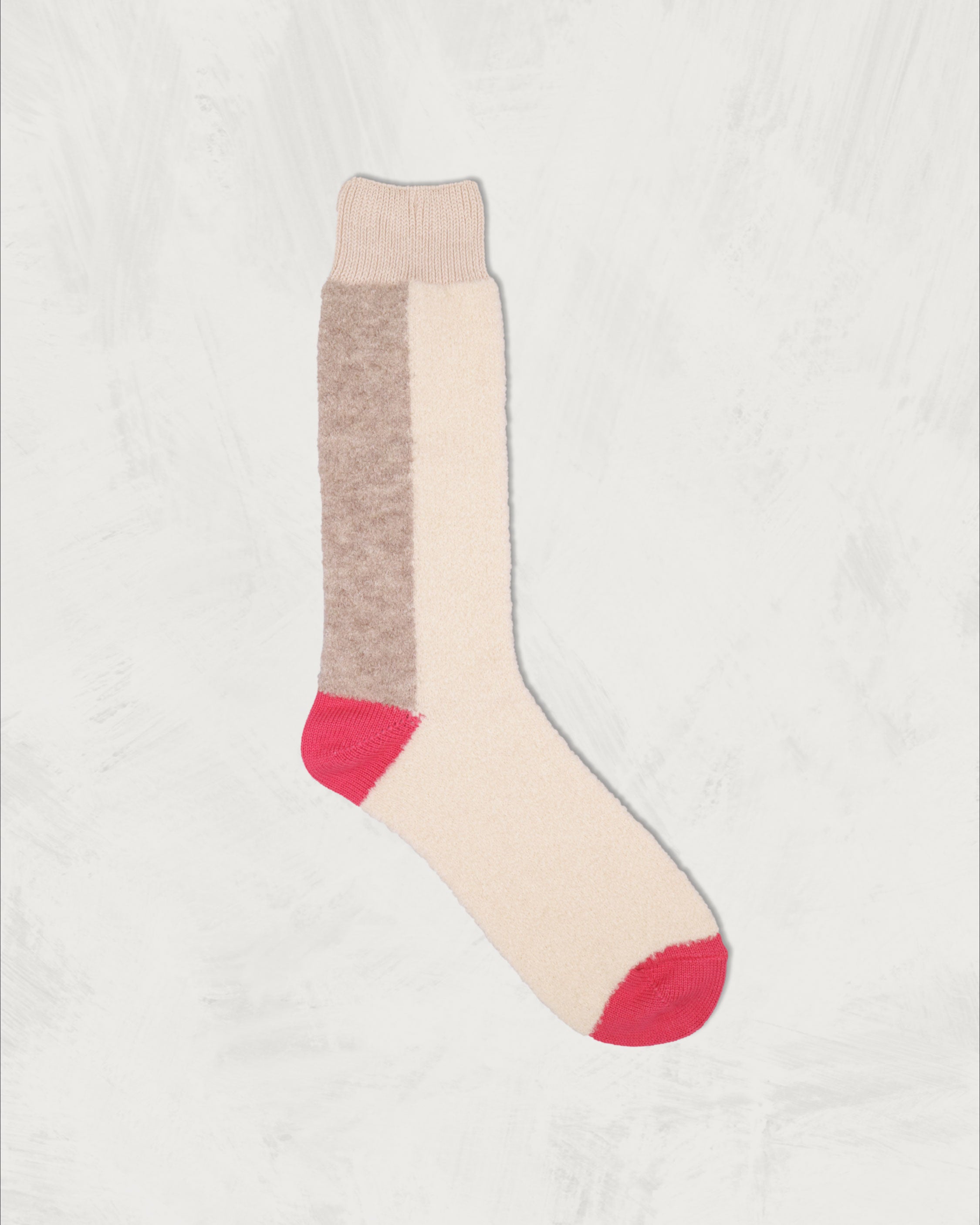 Alpaca Boucle Socks | Multi Color
