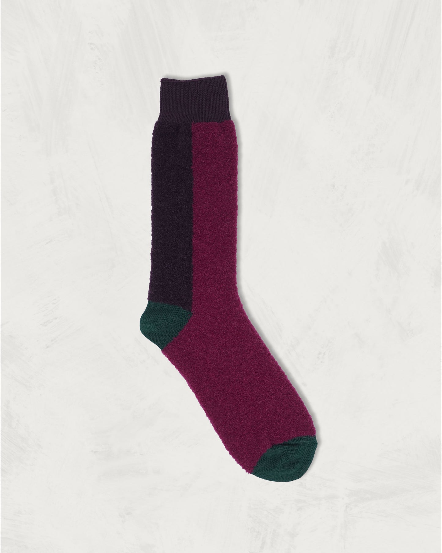 Alpaca Boucle Socks | Multi Color