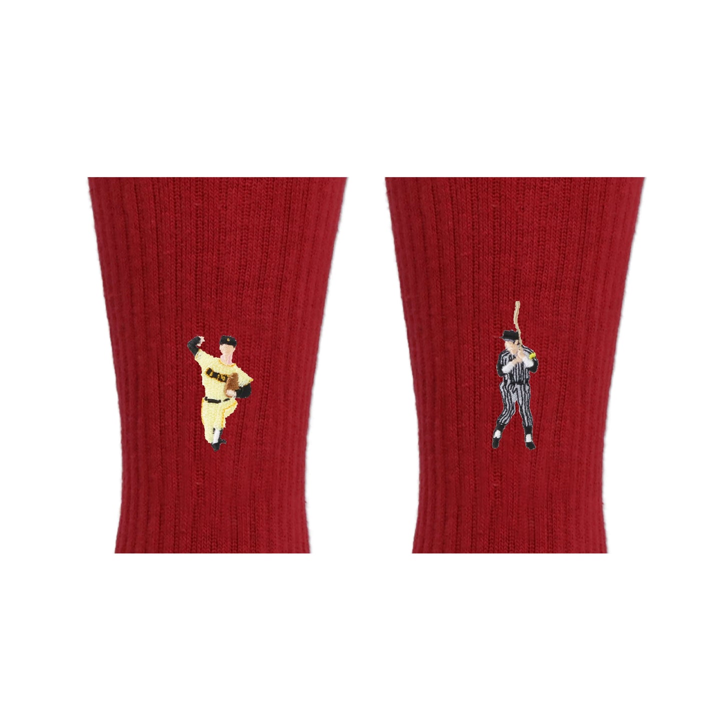 Pile Socks - Embroidery | Baseball