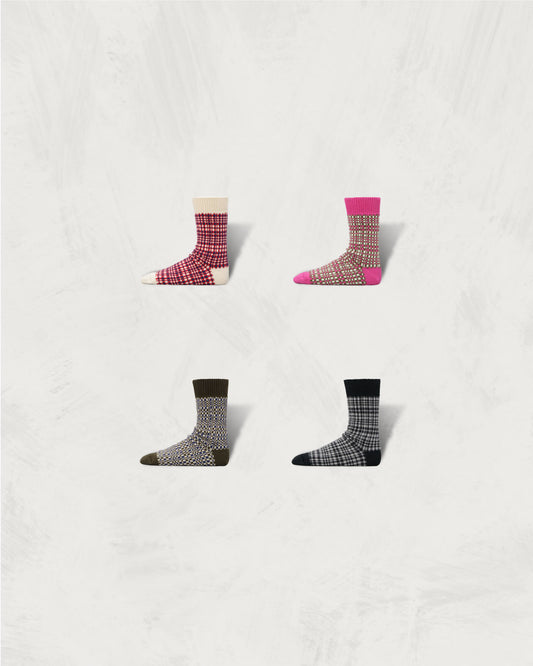 Jacquard Socks｜Plaid | 2nd Collection