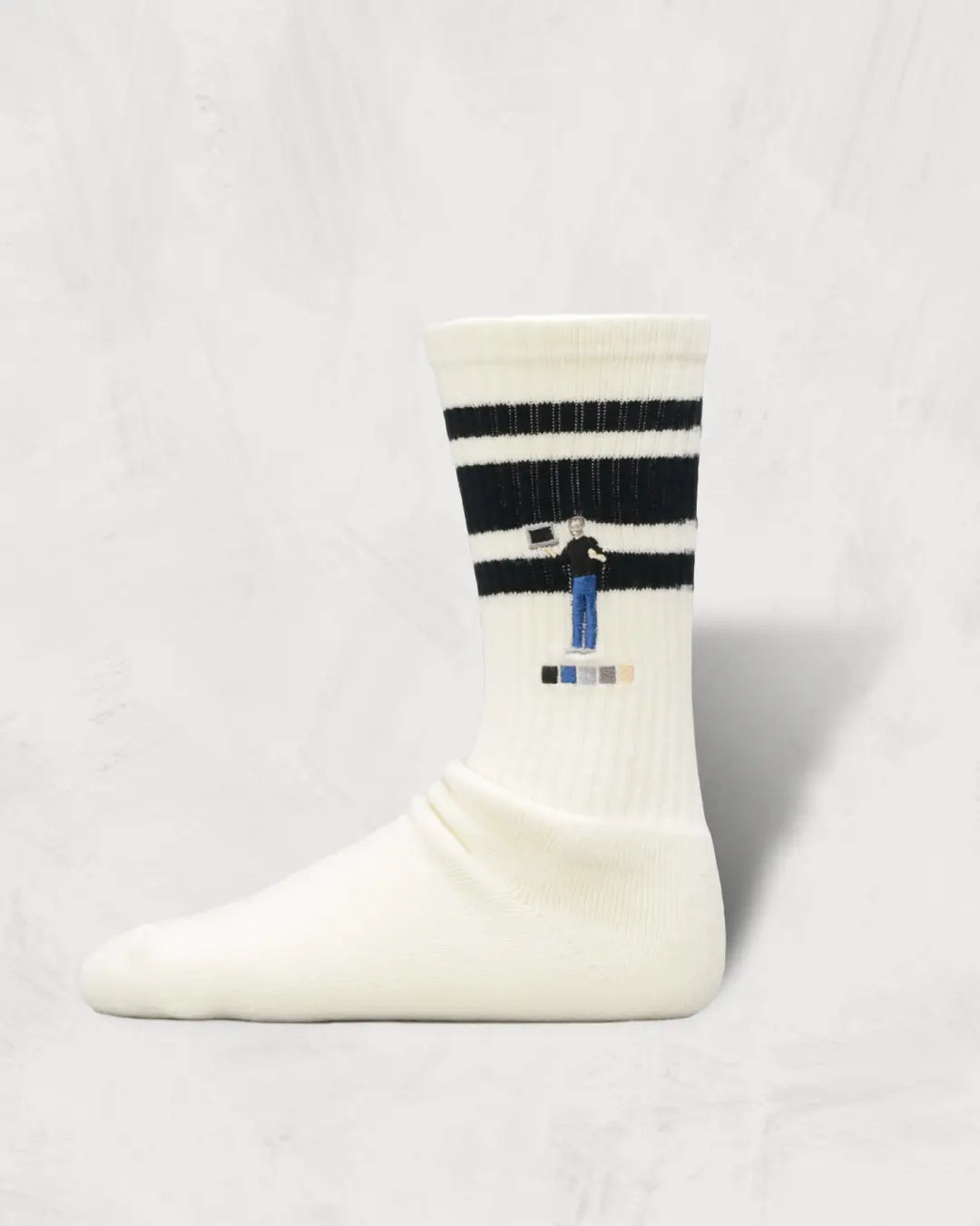 80's Skater Socks | Embroidery｜Silicon Valley