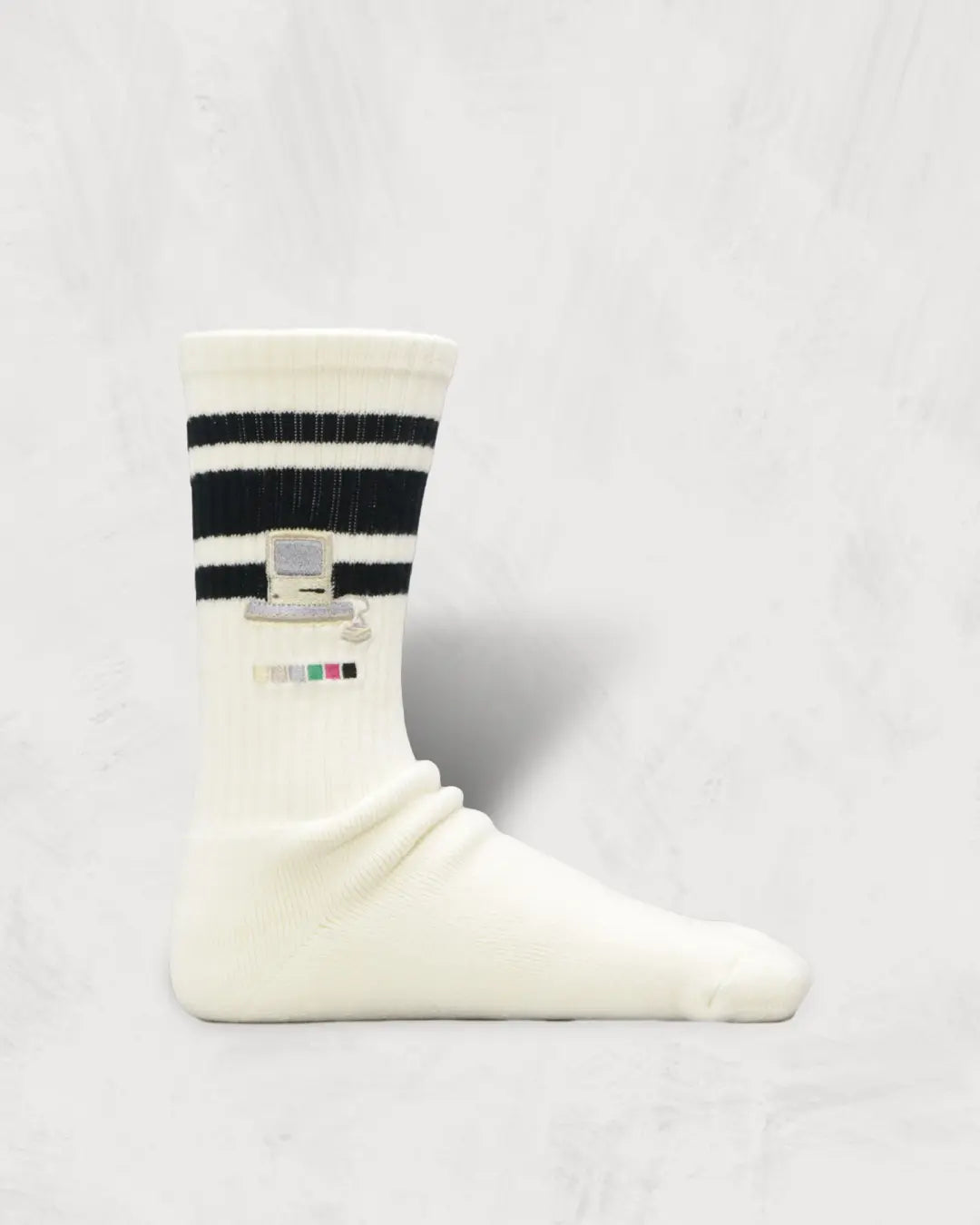 80's Skater Socks | Embroidery｜Silicon Valley