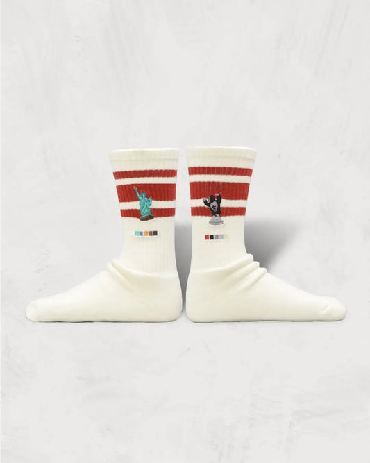 80's Skater Socks | Embroidery｜New York