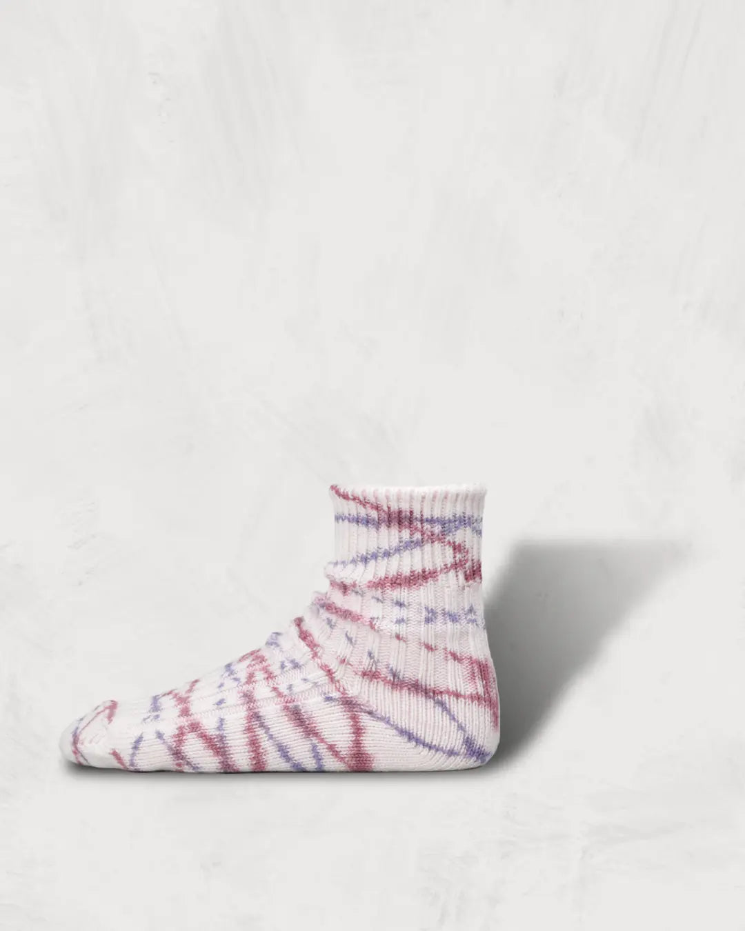 ヘビーウェイトダイドソックス-Heavyweight_Dyed_Socks_Short_Length_Burgundy