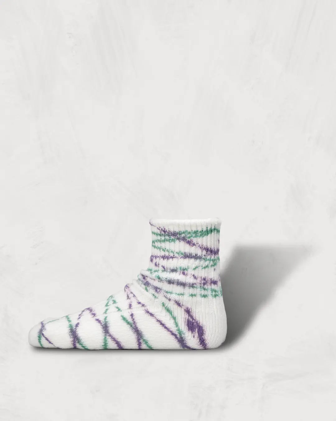 ヘビーウェイトダイドソックス-Heavyweight_Dyed_Socks_Short_Length_Purple
