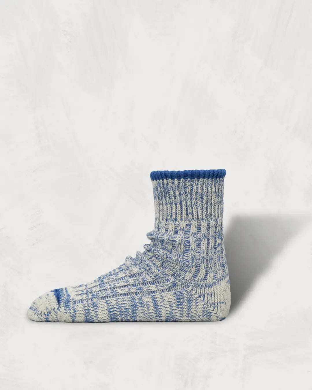 ローゲージリブソックス-Low_Gauge_Ribbed_Socks_Two-tone_Blue