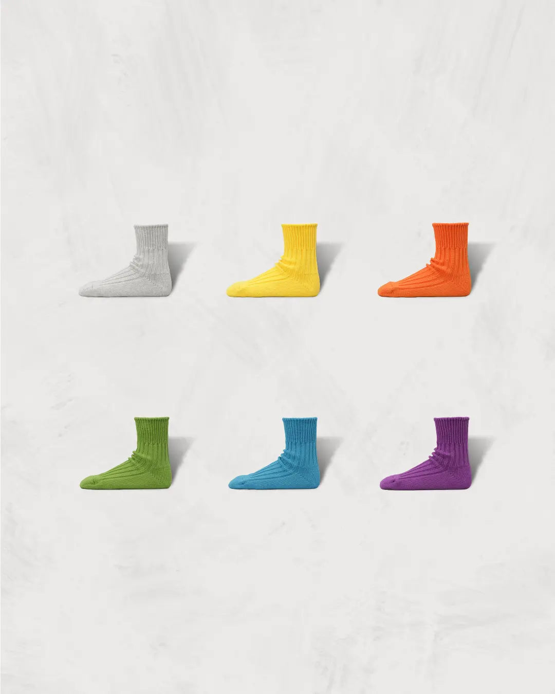 Organic Ribbed Socks | Short Length | 3rd Collection