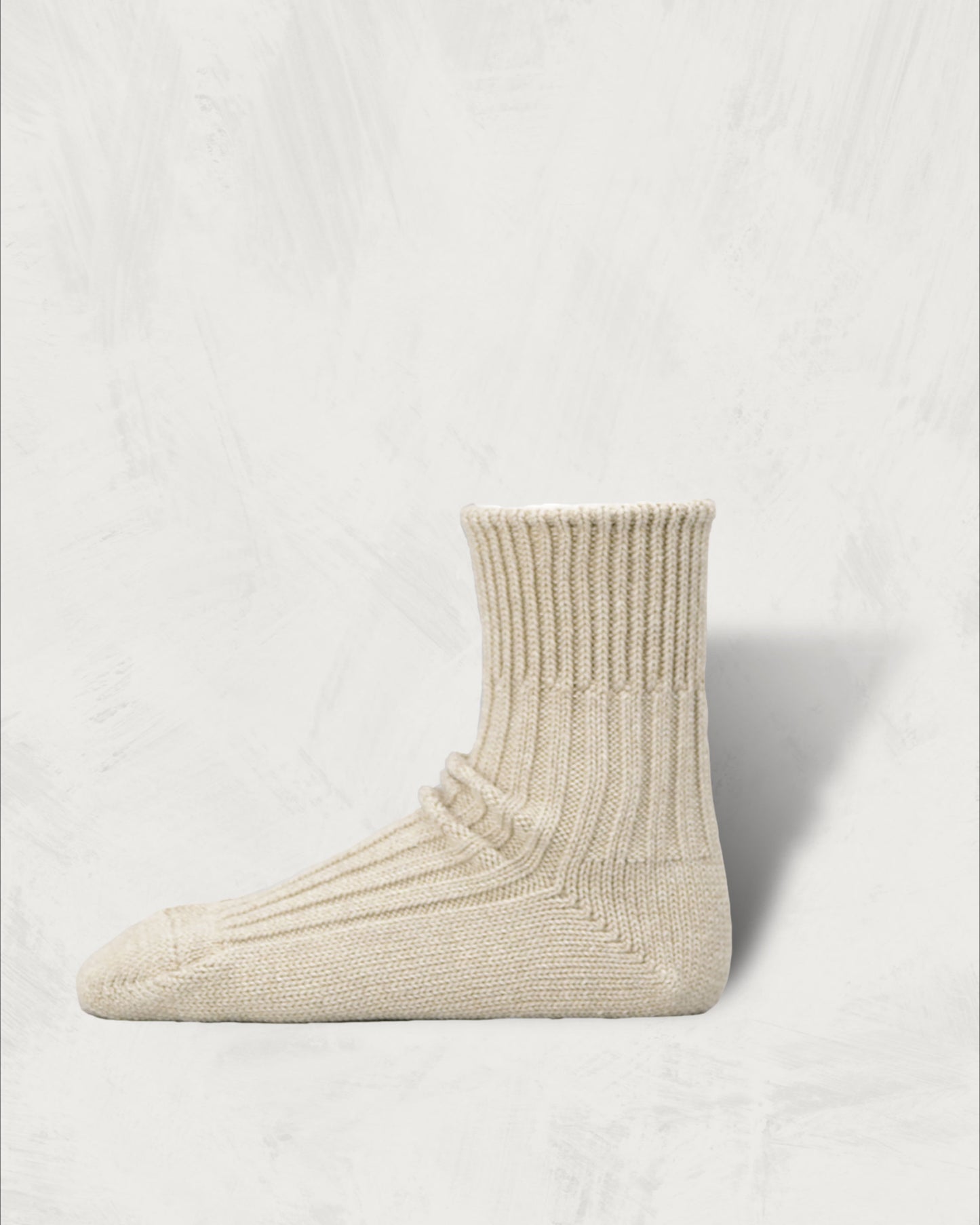 Organic Ribbed Socks | Short Length