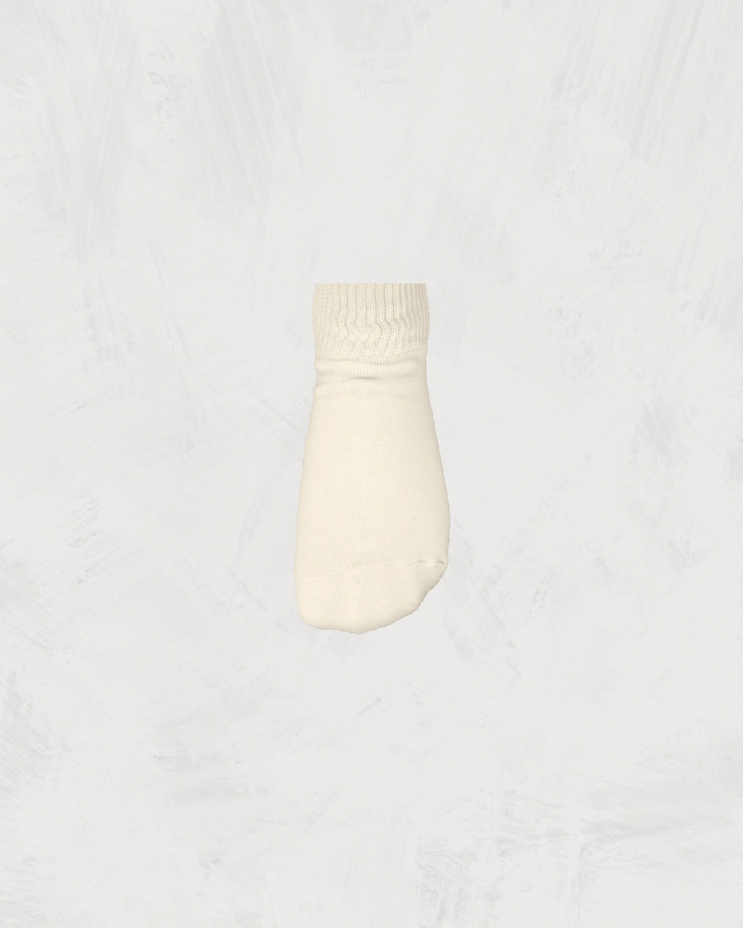 Organic Undyed Pile Socks | Regular Toe
