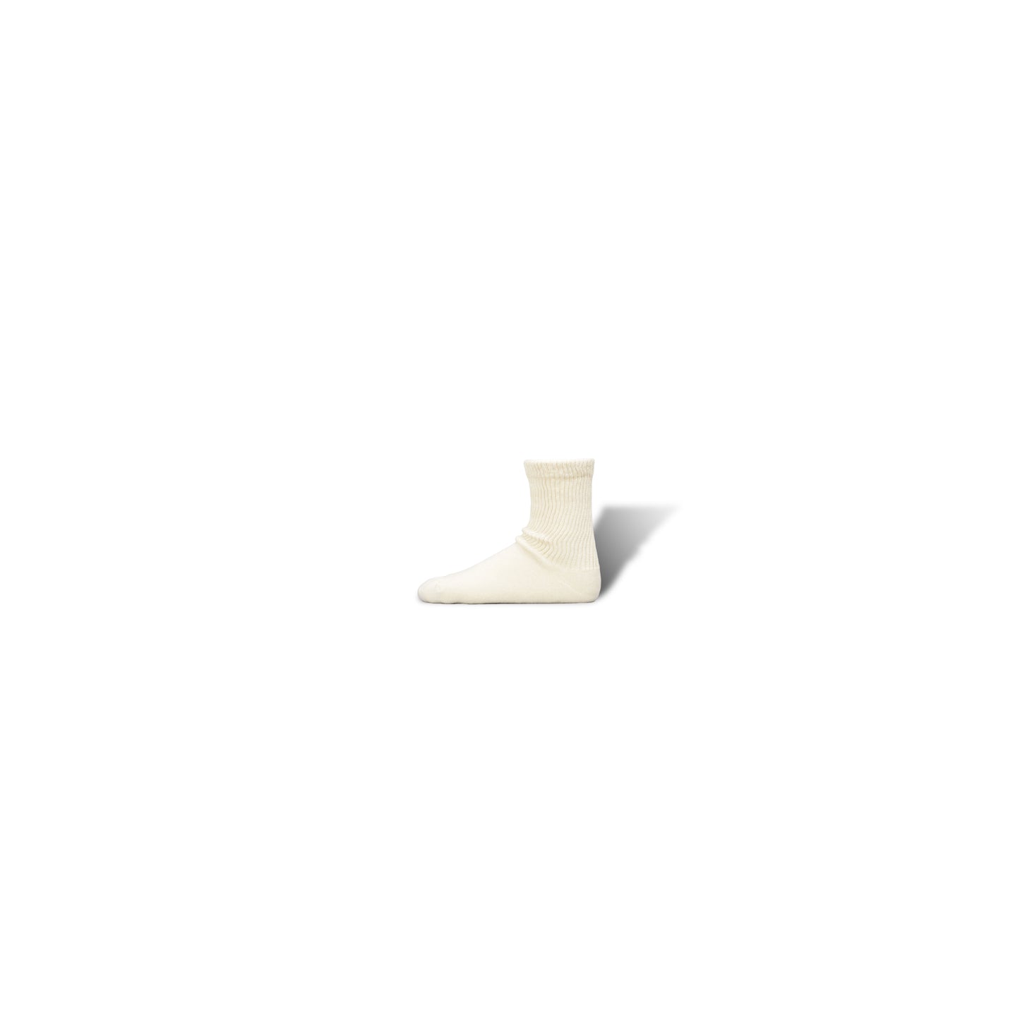 Organic Undyed Pile Socks | Split Toe