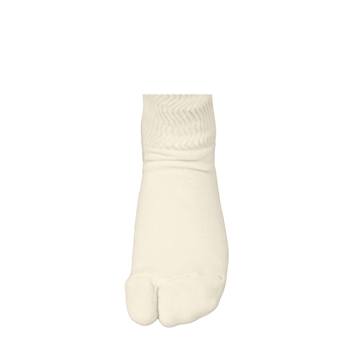 Organic Undyed Pile Socks | Split Toe