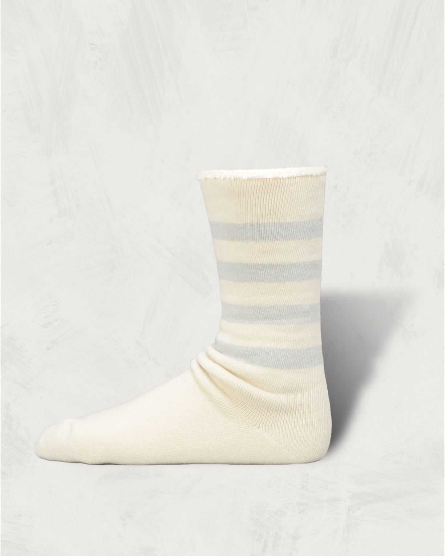 Organic Striped Pile Socks