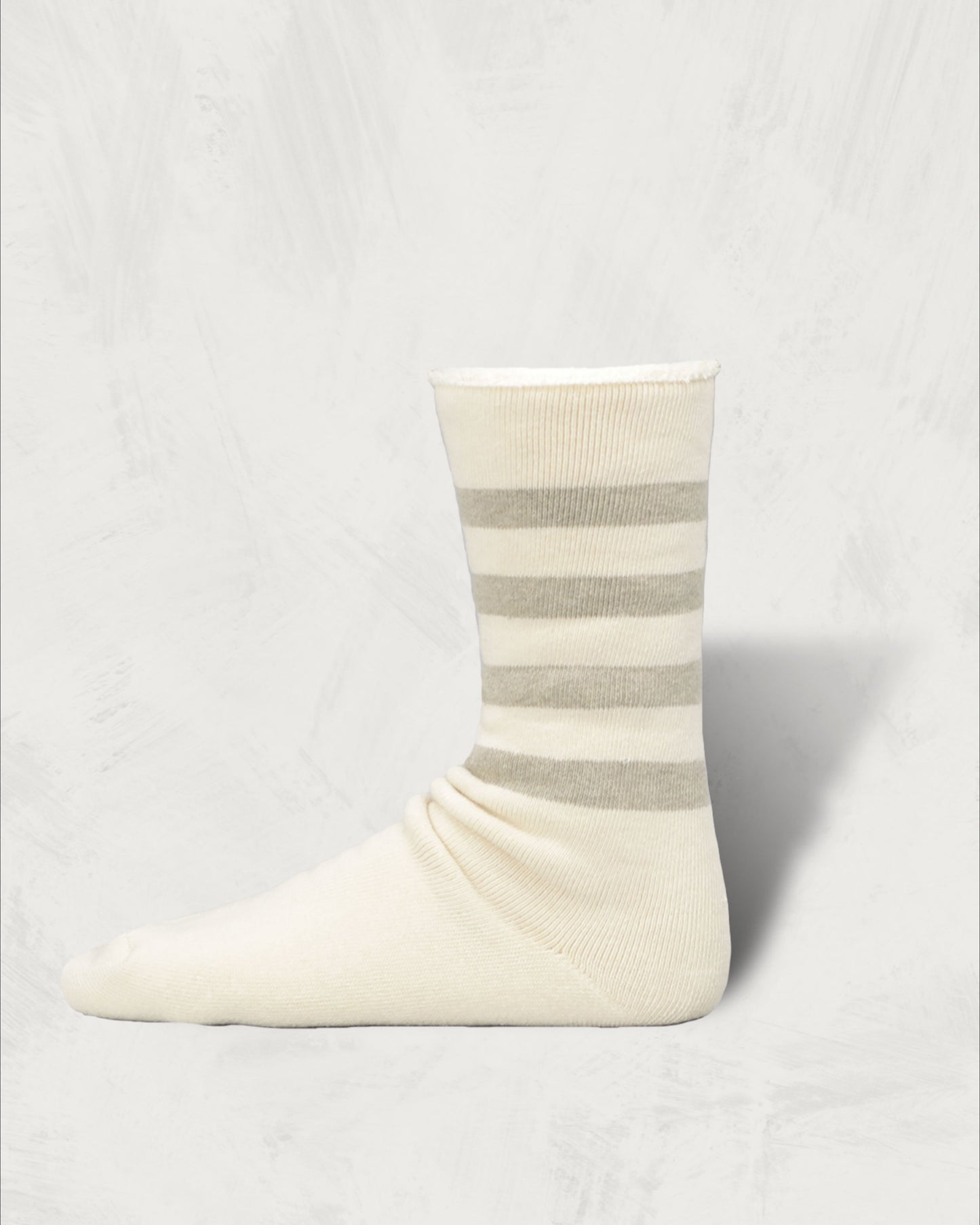 Organic Striped Pile Socks