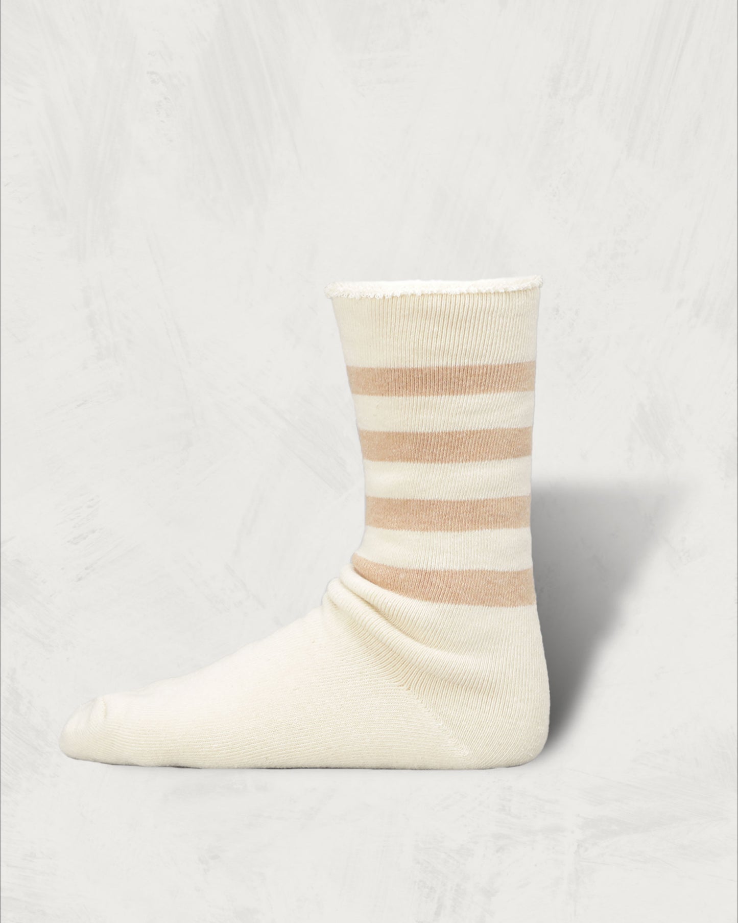 Organic Striped Pile Socks