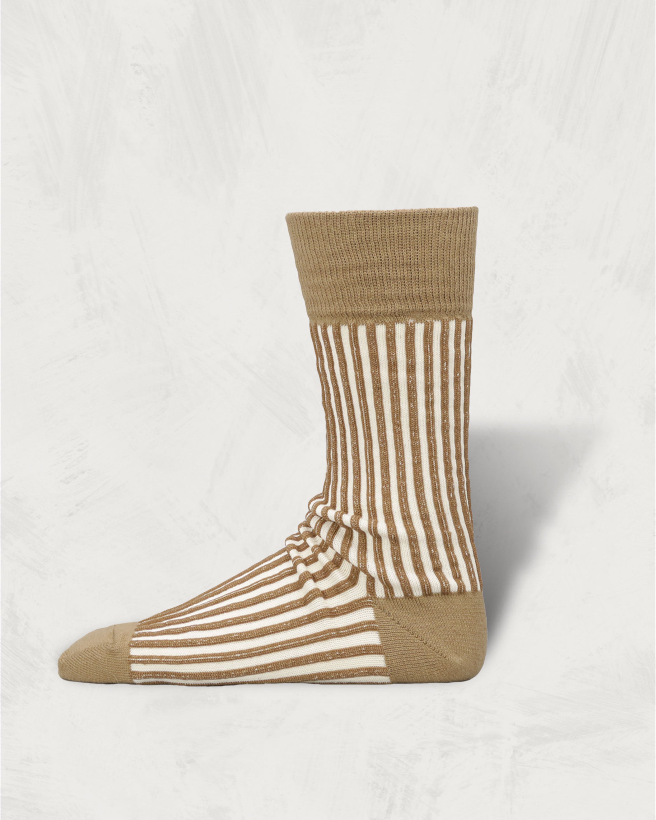 Organic Striped Float Knitting Socks