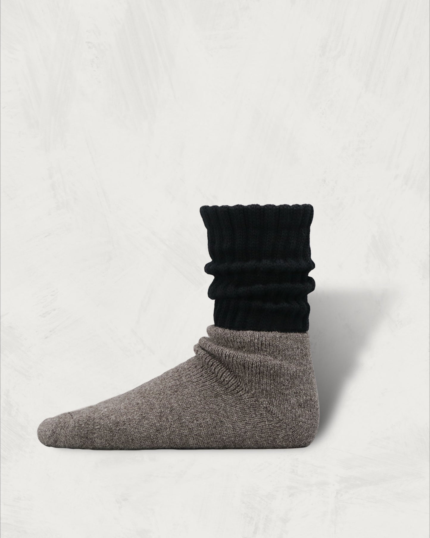 Organic Cotton Ribbed Washable Wool Socks