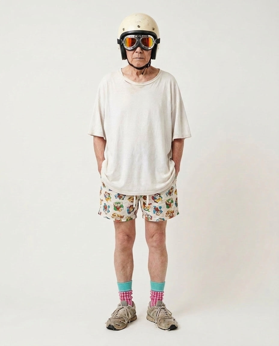 Cotton Needle-Out Socks | Stripes