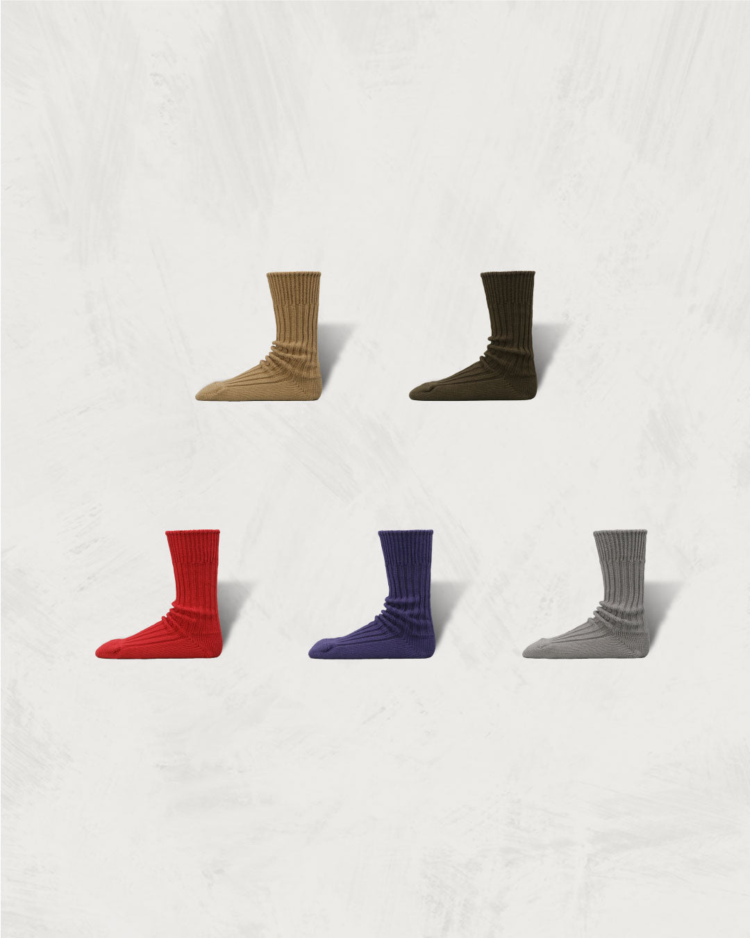 Organic Ribbed Socks | 4th Collection