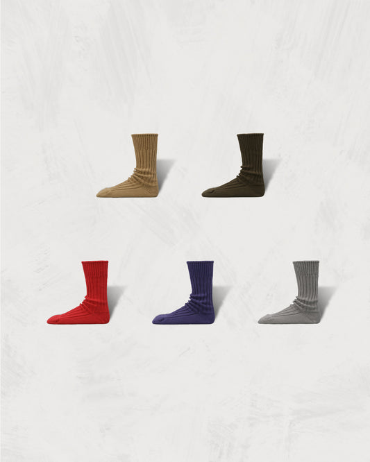 Organic Ribbed Socks | 4th Collection
