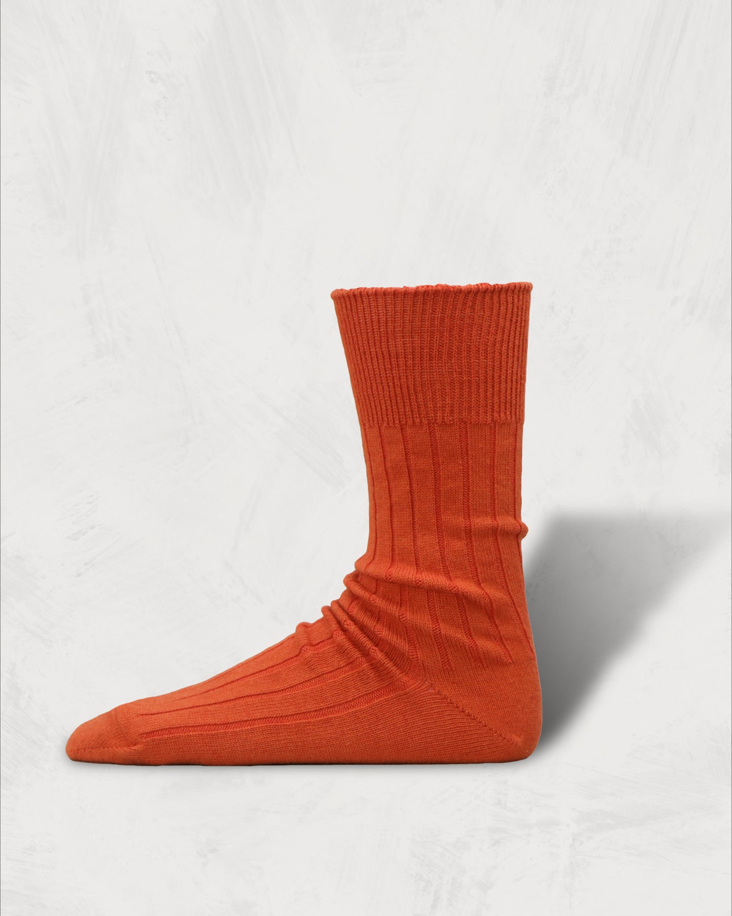 Cashmere Cotton Ribbed Socks