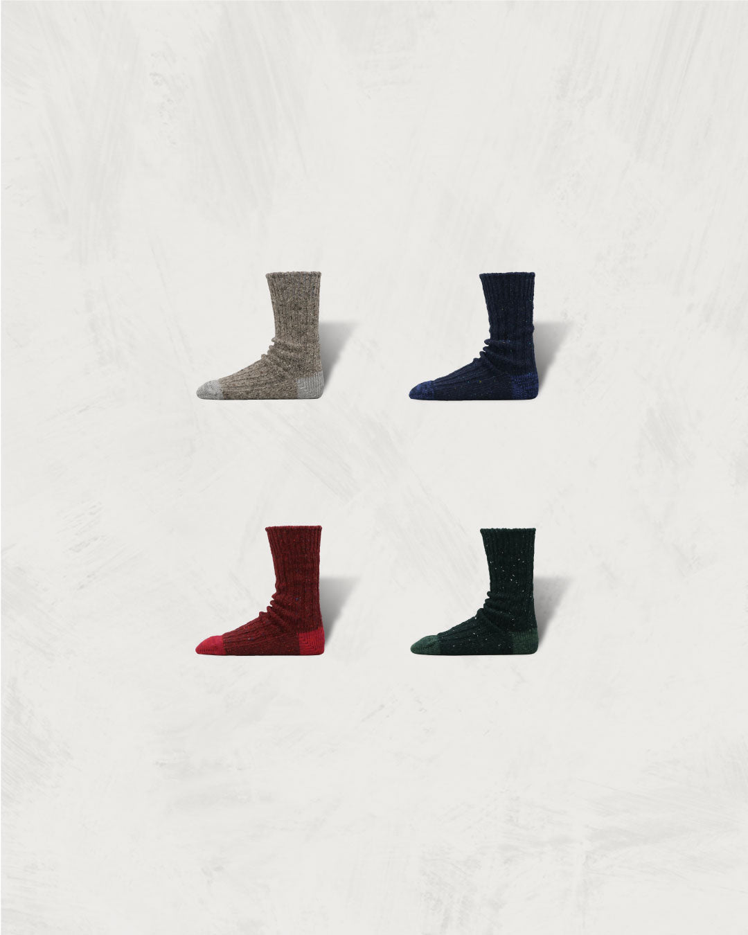 Recycled Wool Heavyweight Ribbed Socks