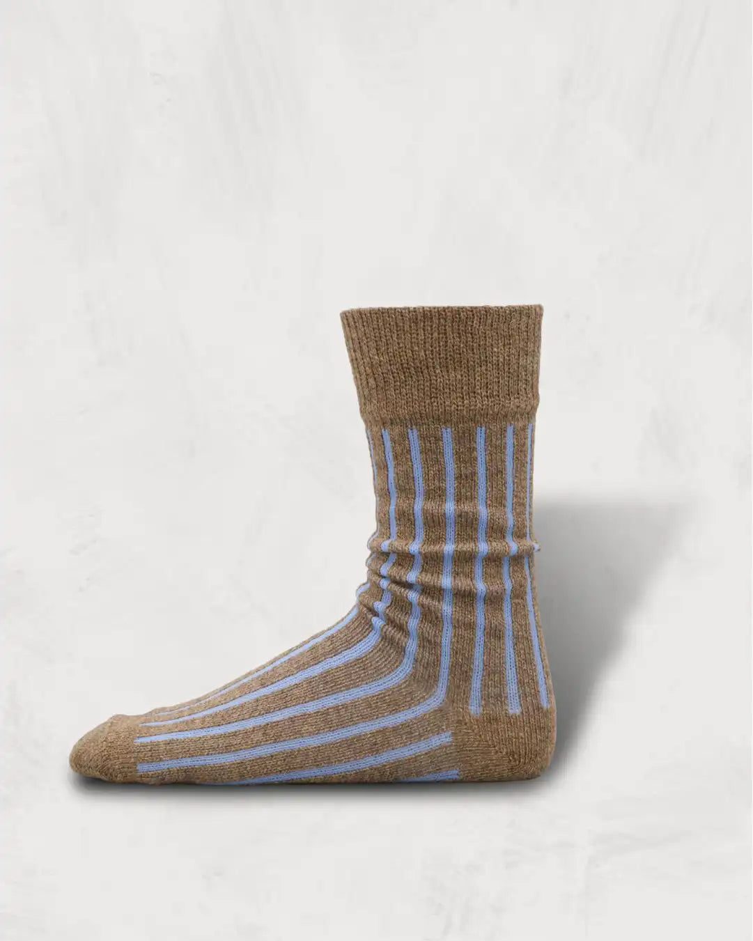 Washable Wool & Cotton Needle-Out Knit Socks