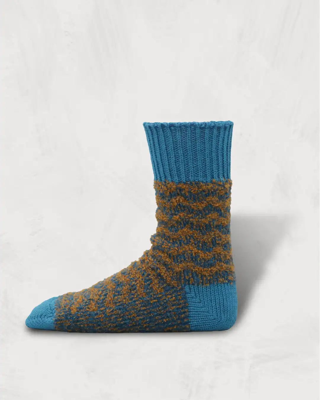 Links Knit Alpaca Boucle Socks