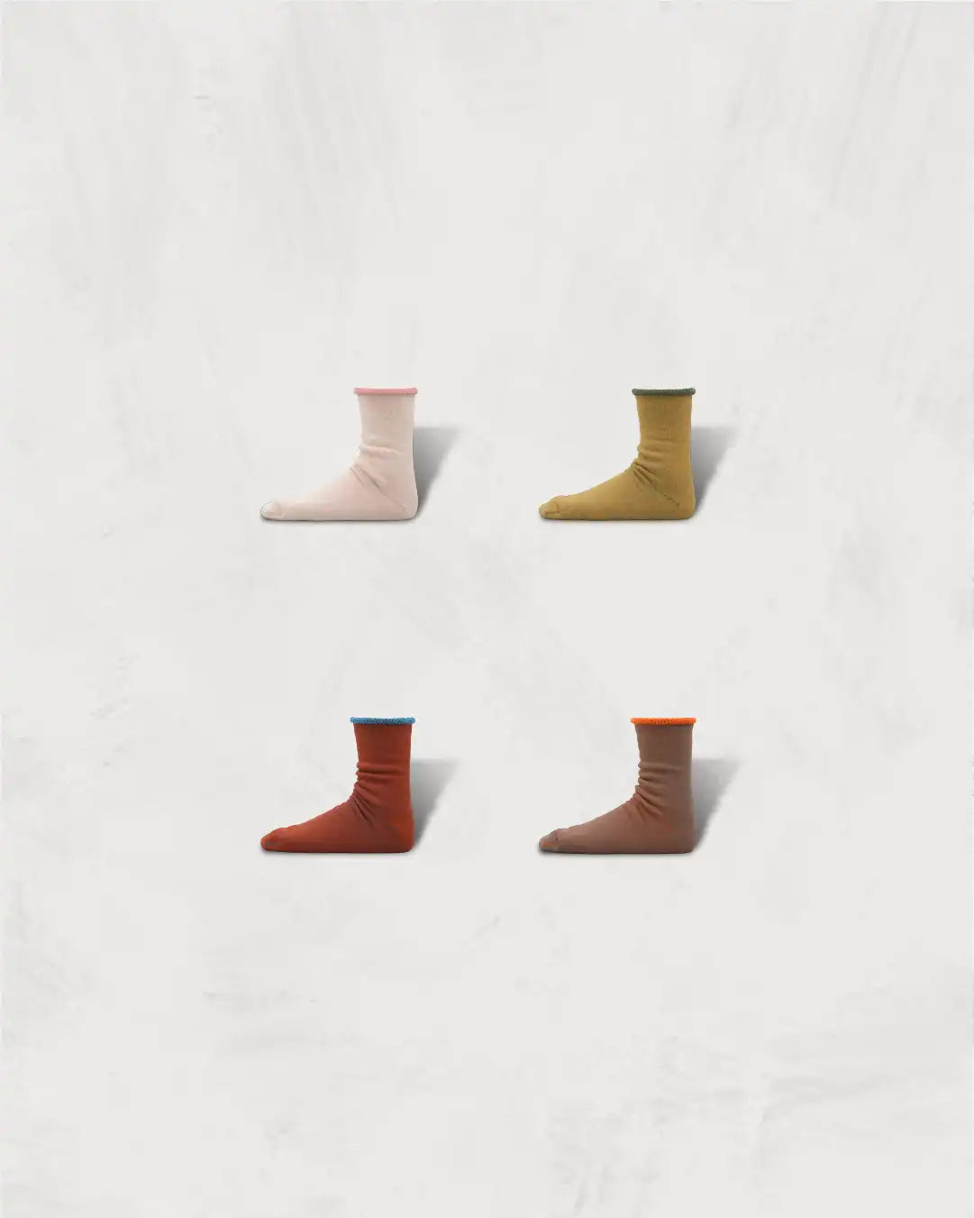 Double Stack Socks Washable Wool Double-Faced Pile Socks – decka Quality socks