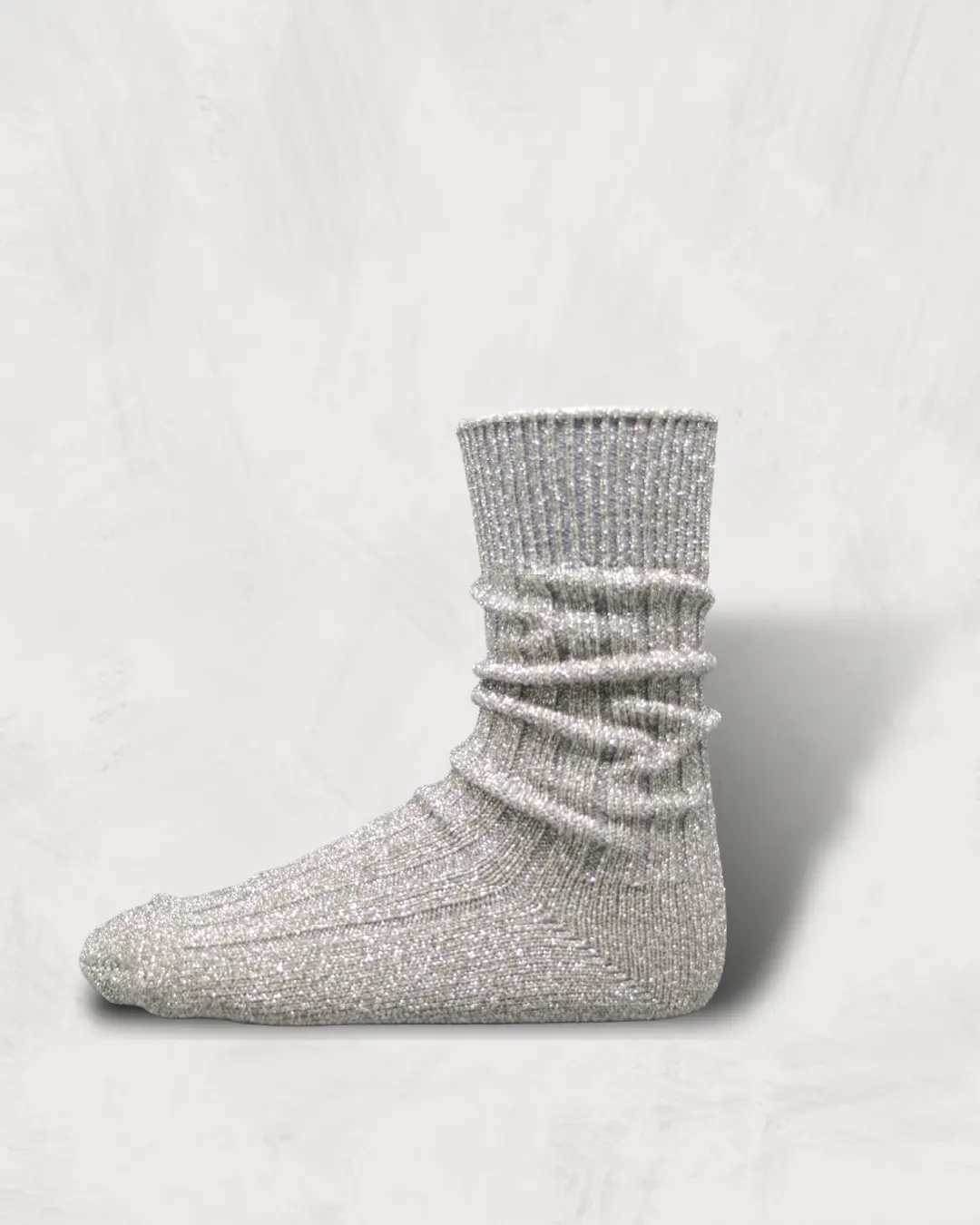 Glitter Ribbed Socks