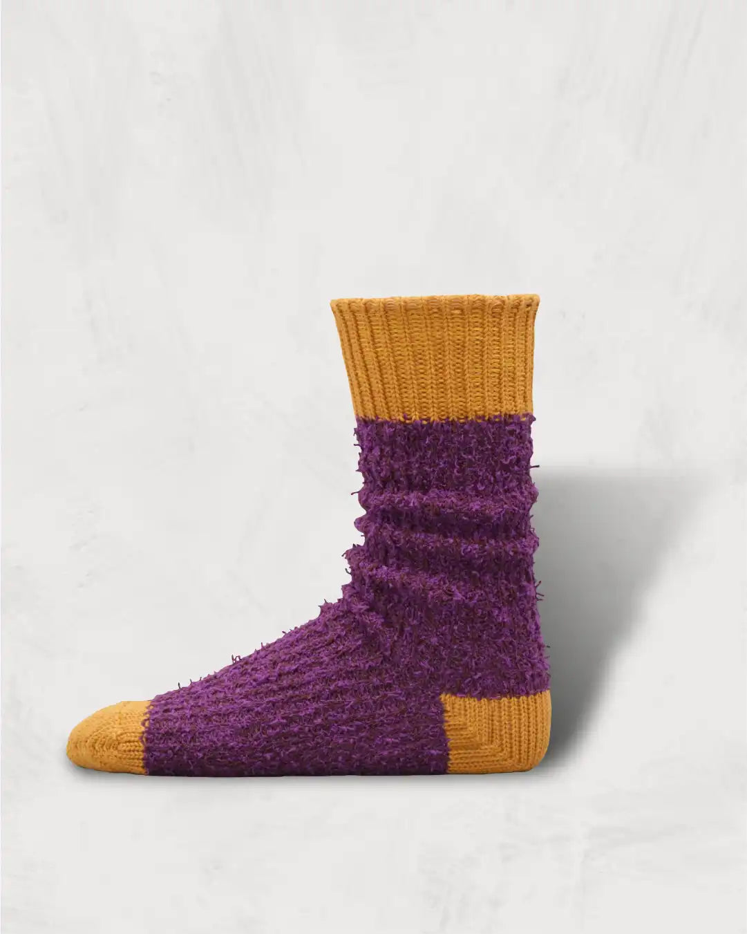 Textured Multi-Color Cotton Socks