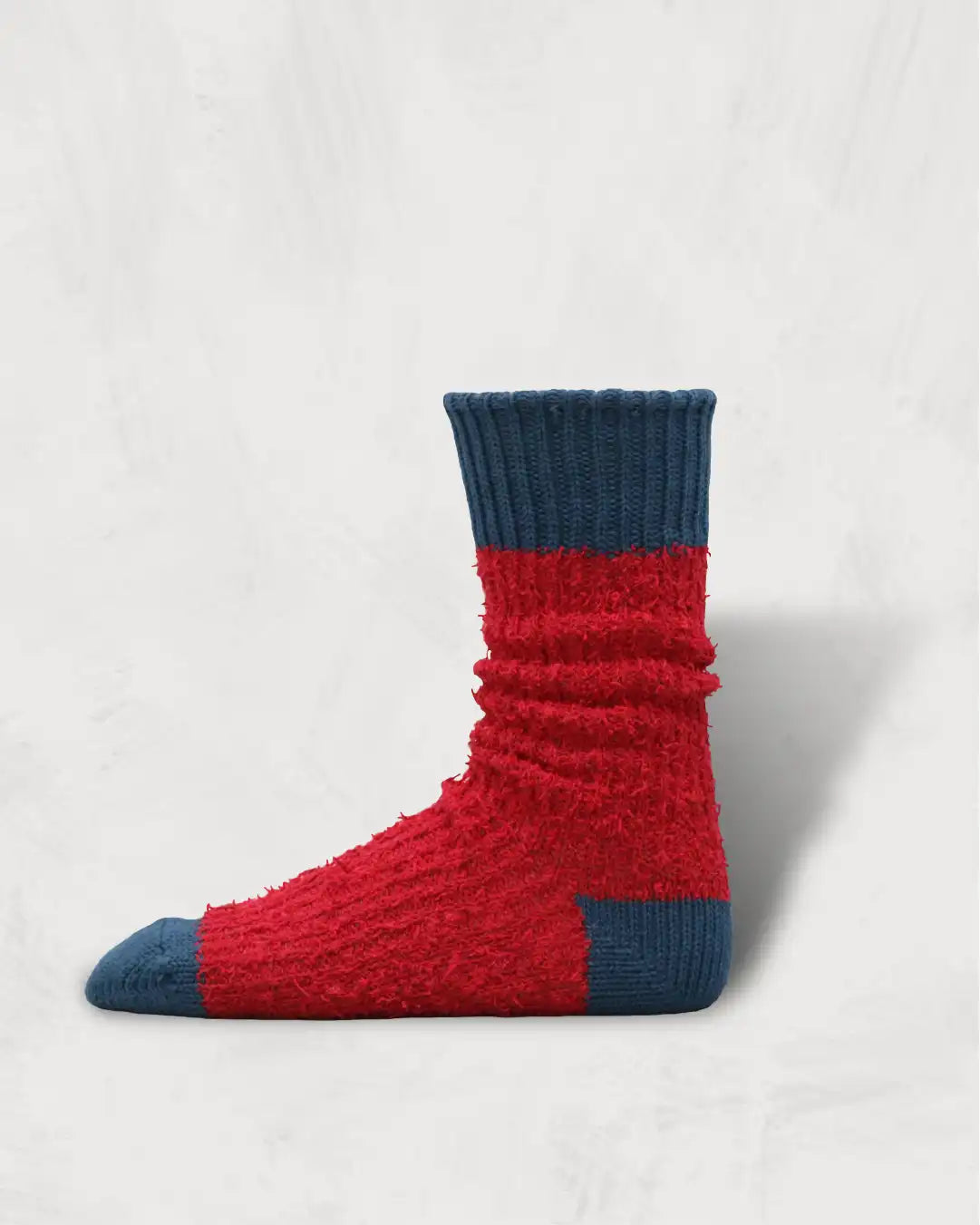 Textured Multi-Color Cotton Socks