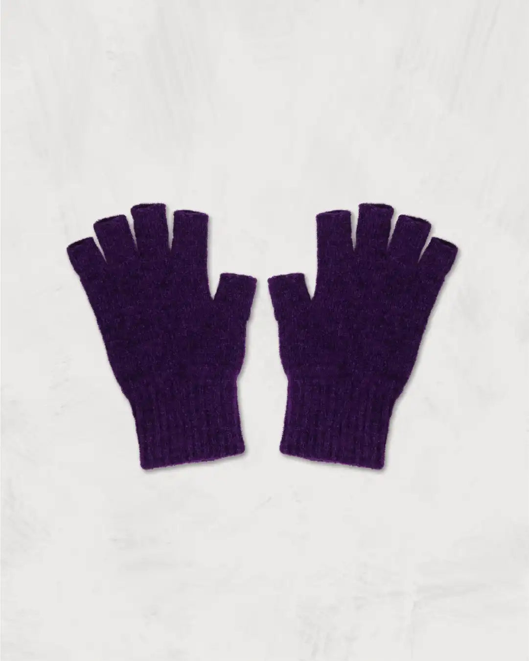 Velour Style Fingerless Gloves