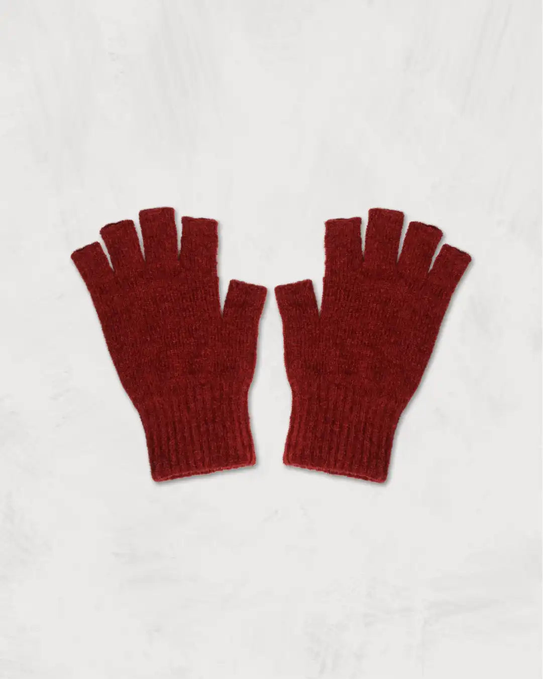 Velour Style Fingerless Gloves