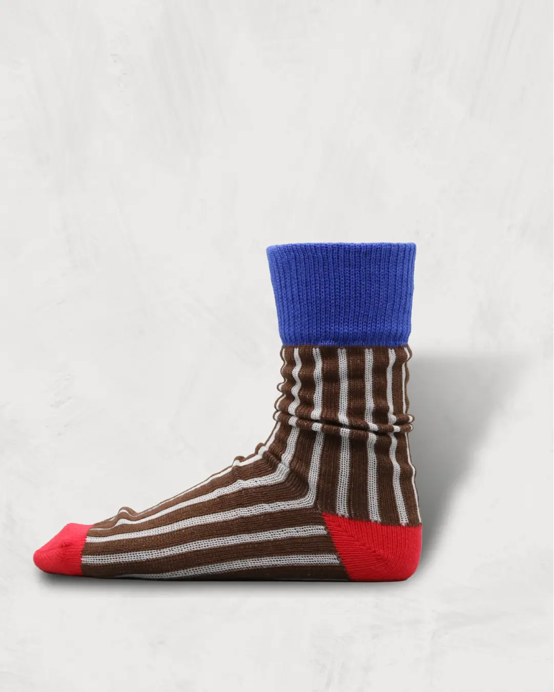 Cotton Needle-Out Socks | Stripes