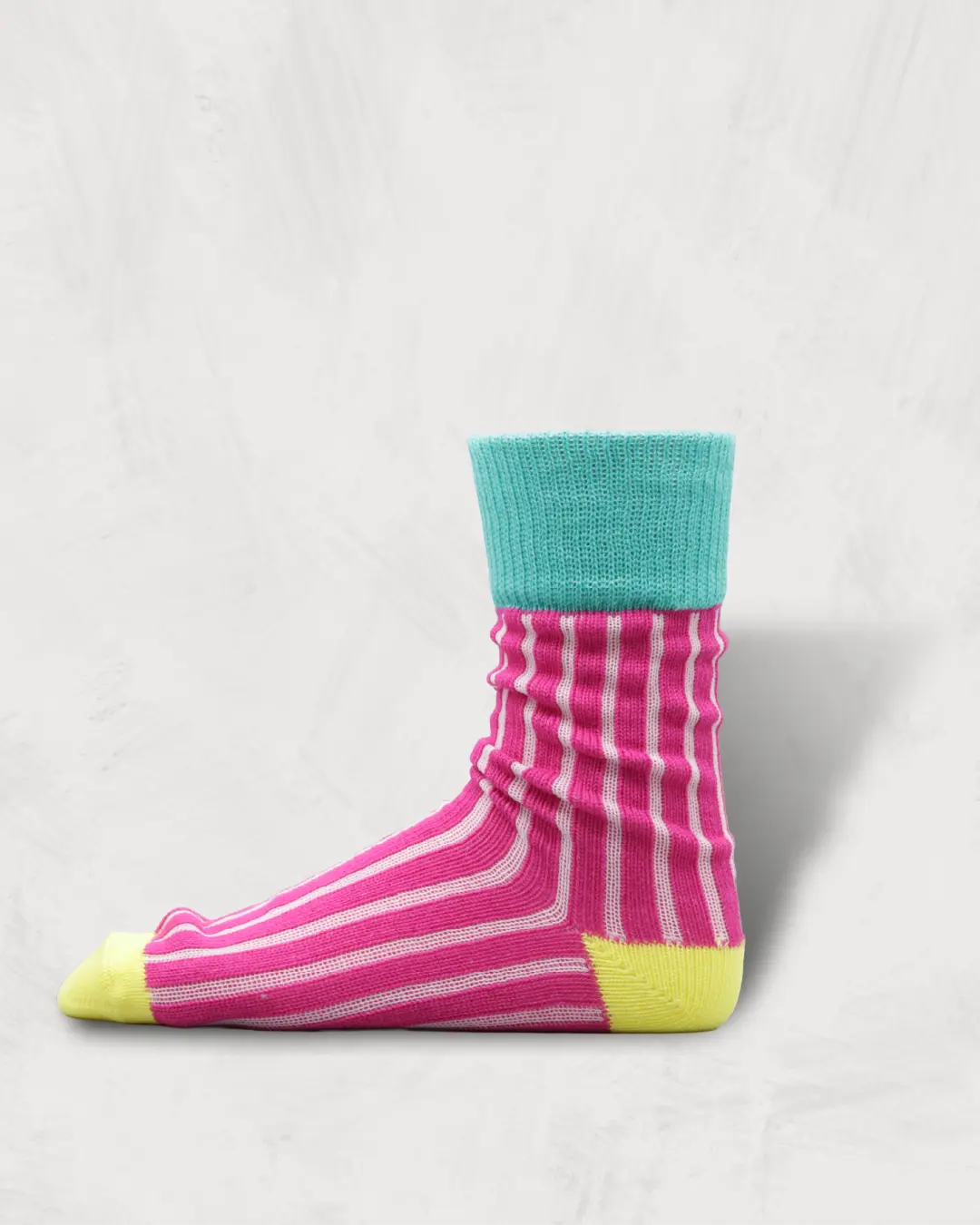 Cotton Needle-Out Socks | Stripes