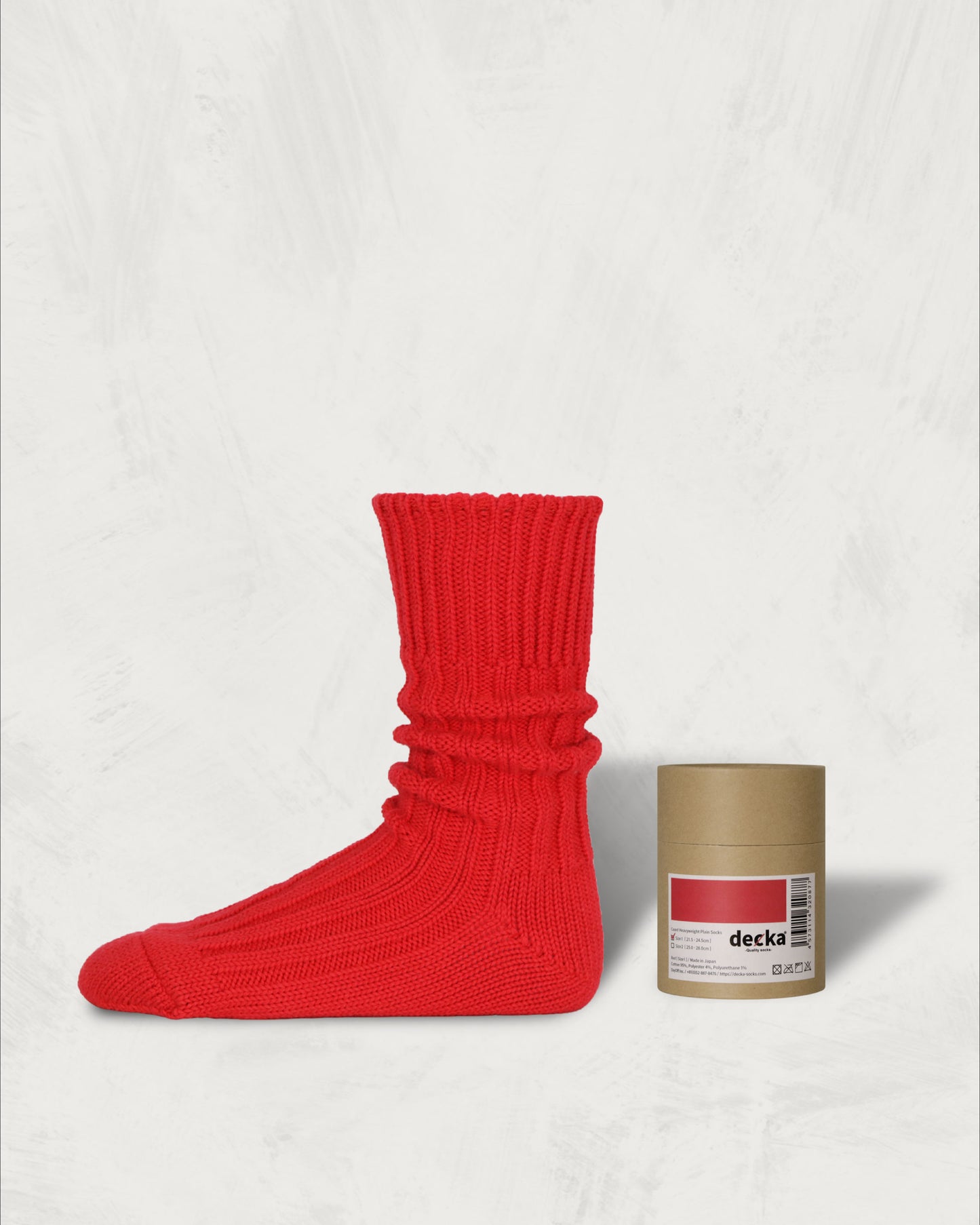 Cased Heavyweight Plain Socks -2nd Collection-