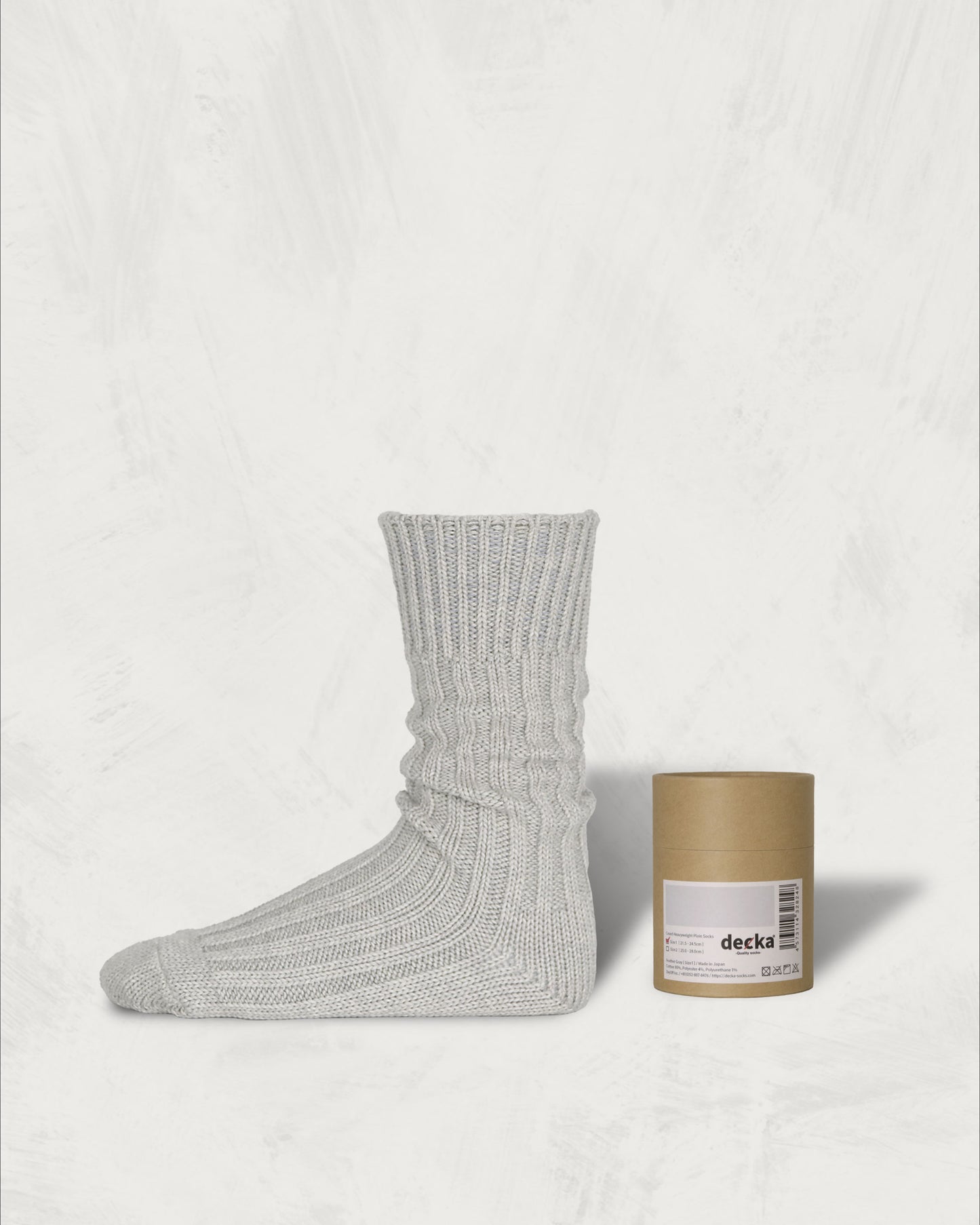 Cased Heavyweight Plain Socks -4th Collection-