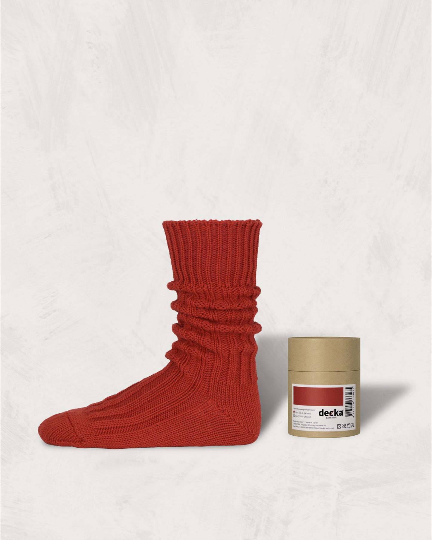 Cased Heavyweight Plain Socks -5th Collection-