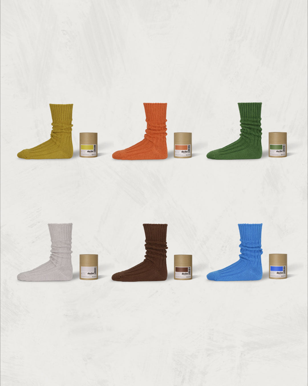 Cased Heavyweight Plain Socks -1st Collection-