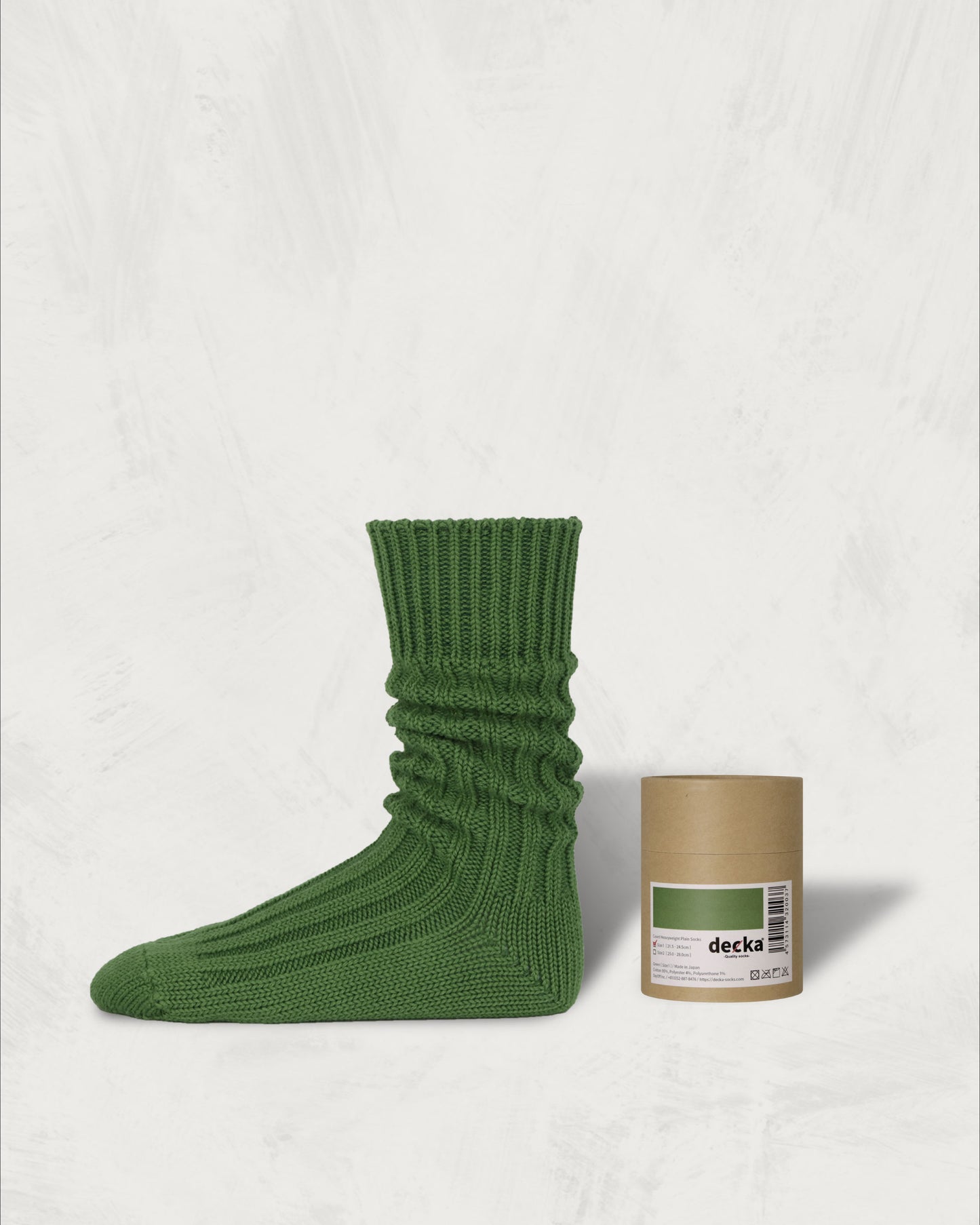 Cased Heavyweight Plain Socks -1st Collection-