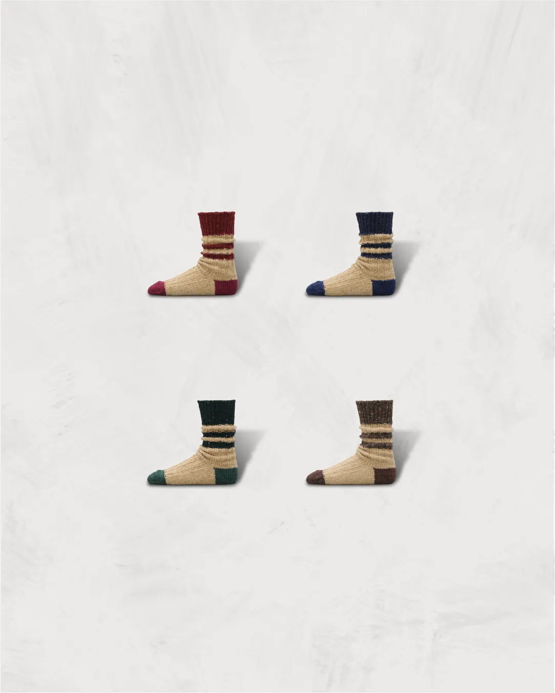 Recycled Wool Socks | Stripes
