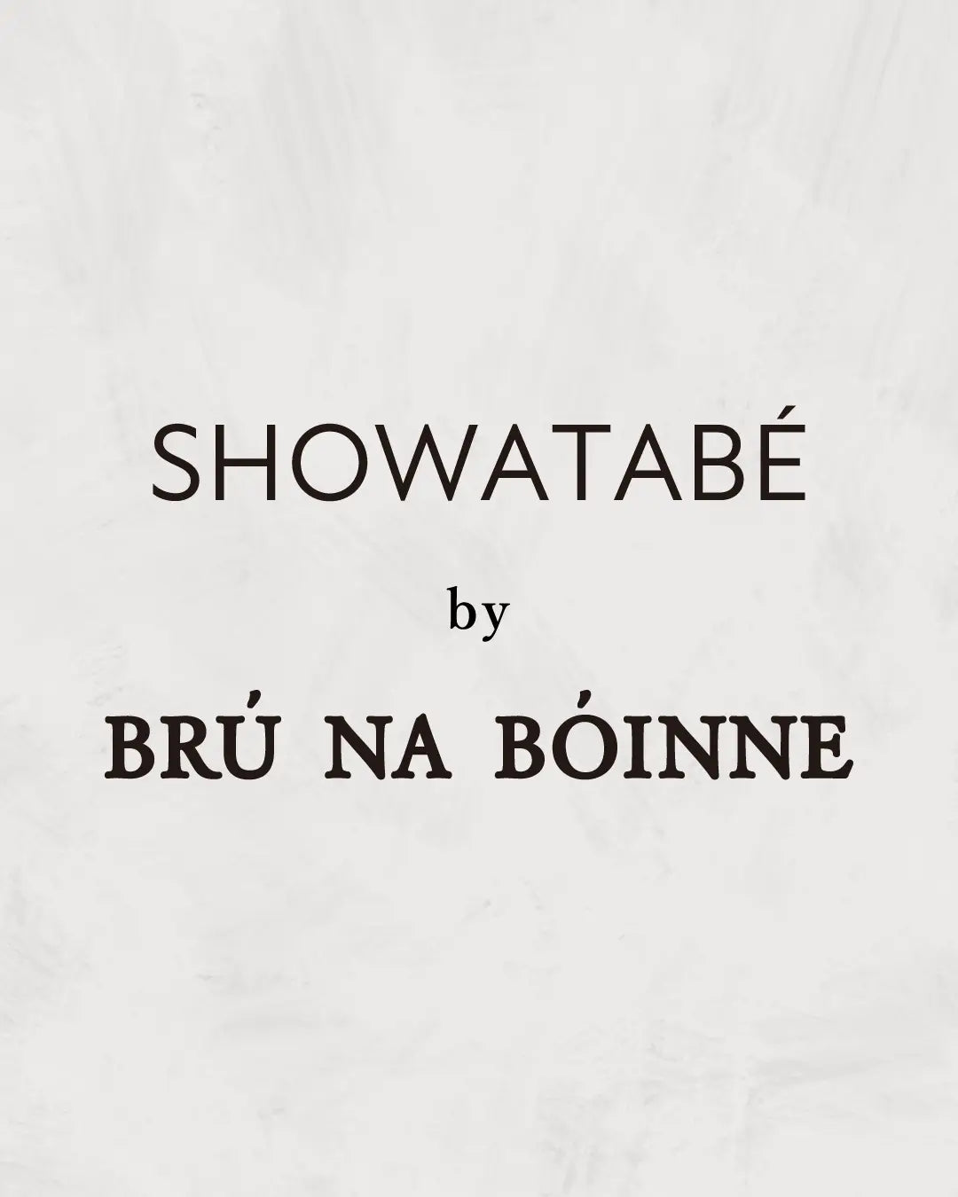 ショウワタベバイブルーナボイン ロゴ-SHOWATABE by BRU NA BOINNE Logo